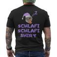 Sad Hamster Schlafi Schlafi T-Shirt mit Rückendruck