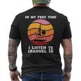 Sailing Ocean Sailor Wind Radio Ukw Canale 16 T-shirt da uomo con stampa posteriore