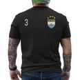 San Marino Numero 3 Maglia Sportiva Calcio Tre T-shirt da uomo con stampa posteriore