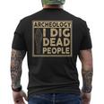 Scavi Archeologici Per I Morti T-shirt da uomo con stampa posteriore