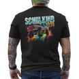 Schulkind 2024 Monster Truck Car School T-Shirt mit Rückendruck