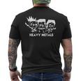 Scienza Geek Fan Dell'heavy Metal Giochi Di Parole Sulla C T-shirt da uomo con stampa posteriore