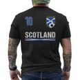 Scotland Flag Jersey T-Shirt mit Rückendruck