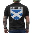 Scotland Flag Scottish Flag Football Fan T-Shirt mit Rückendruck