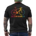 Selten Radlos Cycling T-Shirt mit Rückendruck