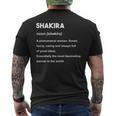 Shakira T-Shirt mit Rückendruck