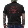 Shaolin Tiger Form Kung Fu Arti Marziali T-shirt da uomo con stampa posteriore
