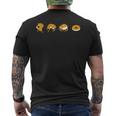 Shiba Inu Donut Lover Divertente Cane Camicia T-shirt da uomo con stampa posteriore