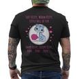 Soft Kitty Warm Kitty Happy Kitty Purr Cat T-shirt da uomo con stampa posteriore