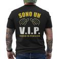 Sono Unipecio In Pension Pensione Divertente Ineneto T-shirt da uomo con stampa posteriore