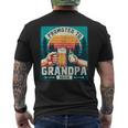 Soon To Be Grandpa Again Promoted To Grandpa Again 2024 Men's T-shirt Back Print