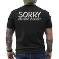 Sorry Hab Nicht Zuhör Sorry Hab Nicht Zuhör T-Shirt mit Rückendruck