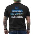 Souvenir Dell'orgoglio Usvi Della Spiaggia Delle Isoleergini Americane Di San Tom T-shirt da uomo con stampa posteriore