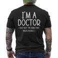Soy Un Doctor Pero No El Tipo Que Ayuda A La Gente Regalos Divertidos Camiseta Hombre Estampado Espalda