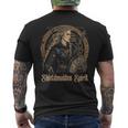 Spirito Dello Scudiero Shieldmaiden Spirit Con Spada T-shirt da uomo con stampa posteriore