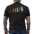 Splendido Regalo Per Mandolino Evolution Musica Popolare Bluegrass T-shirt da uomo con stampa posteriore