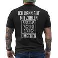 Sportschütze Schützenverein Sagittarius Hobby Shooting S T-Shirt mit Rückendruck