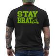 Stay Brat Chuck & Pearl Shoes Men's T-shirt Back Print