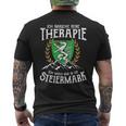 Steiermark Wappen Keine Therapie Steirer Austria T-Shirt mit Rückendruck