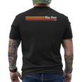 Stile Graficointage Anni '80 Big Sur California T-shirt da uomo con stampa posteriore