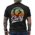 Surfer Surfintage Surfing Retro Surf T-Shirt mit Rückendruck