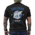 Svalbard Spitzbergen Polar Bear Longyearbyen Norway Polar Bear T-Shirt mit Rückendruck