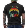 Team Bear Ich Wählle Den Bären T-Shirt mit Rückendruck