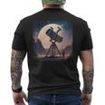 Telescope Planet Space Astronomy Space T-Shirt mit Rückendruck