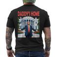 Trump Daddys Home White House Men's T-shirt Back Print