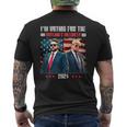 Trump I'm Voting For The Outlaw And Hillbilly Trump Vance Men's T-shirt Back Print