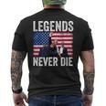 Trump Legends Never Die Trump Assassination Red T-Shirt mit Rückendruck