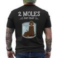 Two Moles Per Litre Science Humour Animal Pun T-Shirt mit Rückendruck