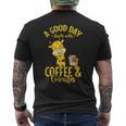 Une Bonne Journée Commence Avec Le Café Et Les Girafes T-shirt imprimé au dos