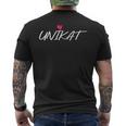 Unikat Spruch Statement Einzigartiges Unikat T-Shirt mit Rückendruck