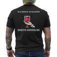 Uomo Divertente Frase Ironica Diventa Un Sommelier T-shirt da uomo con stampa posteriore