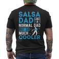 Uomo Latino Danza Salsa Ballerino Salsa Papà Molto Fresco Salsa T-shirt da uomo con stampa posteriore