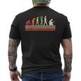 Uomointage Retro Saldatore Evolution T-shirt da uomo con stampa posteriore