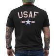 Usaf United States Air Force Roundel Us Classic Aviation T-shirt da uomo con stampa posteriore