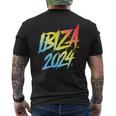 Vacaciones En Equipo En Ibiza 2024 Colorido Camiseta Hombre Estampado Espalda