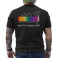 Vedere Lo Spettro Per L'operatore Radioamatore T-shirt da uomo con stampa posteriore