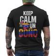 Venezuela Freedom Keep Calm Un Cono Banderaenezuela T-Shirt mit Rückendruck