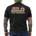 Vice Presidente Titolo Di Lavoro Divertente Professione Compleanno Lavoratore T-shirt da uomo con stampa posteriore
