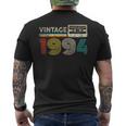 Vintage 1994 Classic Birthday 1994 Cassette Tapeintage T-shirt da uomo con stampa posteriore