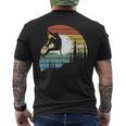Vintage Climbing Alpinismo Bouldder Scalatore Arrampicata T-shirt da uomo con stampa posteriore