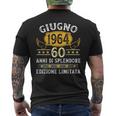 Vintage Giugno 1964 Uomo Donna Regalo 60 Anni Compleanno T-shirt da uomo con stampa posteriore