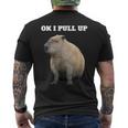 Vintage Ok I Pull Up Capybara T-Shirt mit Rückendruck