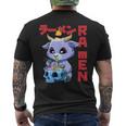 Vintage Ramen Baphomet Otaku Anime Baphomet T-Shirt mit Rückendruck