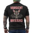 Vorsicht Bissig I Children'sampire Bat Iampire Th T-Shirt mit Rückendruck