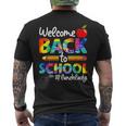 Welcome Back To School Lunch Lady Cafeteria Tie Dye Leopard Men's T-shirt Back Print