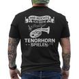 Wind Instrument Mir Reichts Ich Gehe Tenor Horn T-Shirt mit Rückendruck